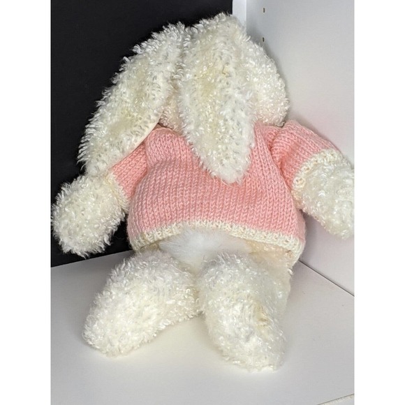 Bunny Plush Pink Sweater with Egg 24" Notes - Picture 5 of 5
